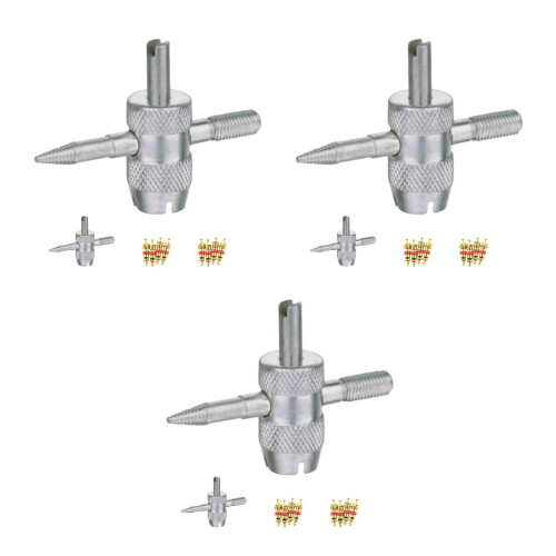 6Sets Kompaktes Reifenventil Entferner Set Für Auto Und Suv 2