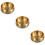 3Stk Teetassen Waschschale Messing Gold Und Elegant 8