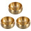 3Stk Teetassen Waschschale Messing Gold Und Elegant 2