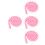 4Pièces Roses Longs Remplisseur Lit Tête De Lit 8