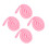 4Pièces Roses Longs Remplisseur Lit Tête De Lit 9