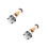 2Sets Männer Rasierpinsel Set Mit Robustem Schüssel Silber 4