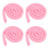 4Pièces Roses Longs Remplisseur Lit Tête De Lit 5