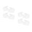 4Paren Paar PP Schoenspanners Wit Sneaker Mules Kreuk 10