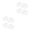 4Paren Paar PP Schoenspanners Wit Sneaker Mules Kreuk 9