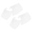 4Paren Paar PP Schoenspanners Wit Sneaker Mules Kreuk 2