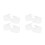 4Paren Paar PP Schoenspanners Wit Sneaker Mules Kreuk 8