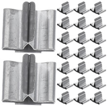 300Stk Metall Dochthalter Für DIY, Silber, Langlebig Und Sicher
