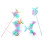 3Sets Zeemeermin Hoofdband Pailletten Feestaccessoire 3