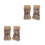 2Pairs Adjustable Cuffs Multi Color Durable Forearm Bracers 6