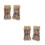 2Pairs Adjustable Cuffs Multi Color Durable Forearm Bracers 5