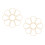 20Stk Metallringe Gold DIY Makramee Wandanhänger 2