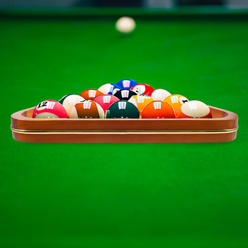 2Pièces Porte- Billard Bois Triangle Robuste 2