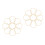 20Stk Metallringe Gold DIY Makramee Wandanhänger 3