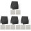 4Ensembles Petites Ardoises Table Plastique Assorti Usage 3
