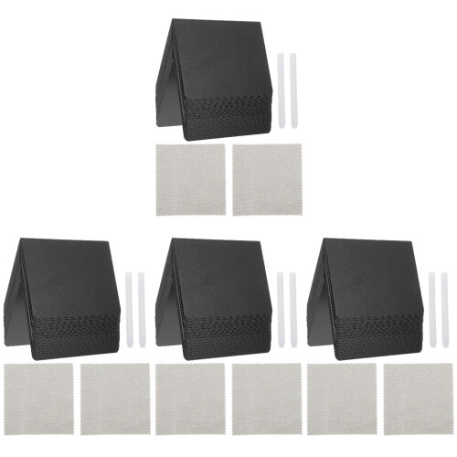 4Ensembles Petites Ardoises Table Plastique Assorti Usage 2