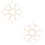 20Stk Metallringe Gold DIY Makramee Wandanhänger 4