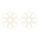 20Stk Metallringe Gold DIY Makramee Wandanhänger 7