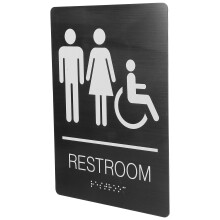 3Stk Toilettenschilder Rollstuhl Behindert Neutral