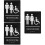 3Stk Toilettenschilder Rollstuhl Behindert Neutral 6