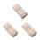3Stk Baumwollspitzen Beige Edging Stoff Für DIY Und 5