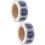 Sky-Blue Self-Adhesive Price Stickers 8