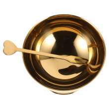 2Stk Fußed Eiscreme Schalen Gold Wiederverwendbar Für Snacks