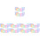 60Stk Multicolor -Schals - Und Tanzschals Kinder 6