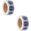 Sky-Blue Self-Adhesive Price Stickers 7