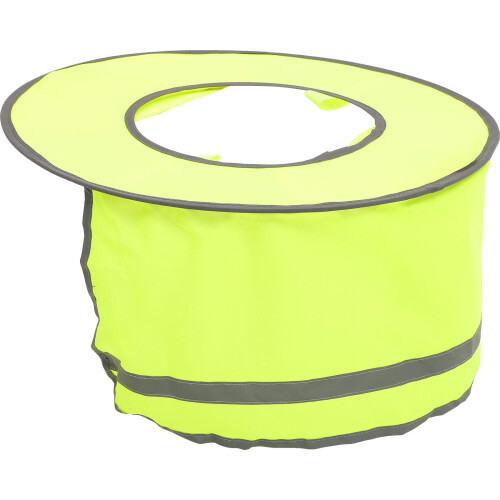 4Stk Polyester Hard Hat Sonnenvisor Mit Nackenschutz Und Vollkrempe