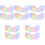 60Stk Multicolor -Schals - Und Tanzschals Kinder 4