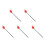 5Stk Roter Fingerzeiger Lehrer Pointer Aus ABS Für Unterricht 6