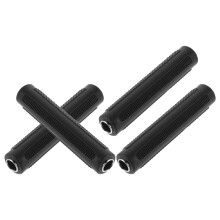 8Stk 6,35mm Audio Adapter Mikrofonverbinder Stereo Schwarz Office Home