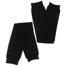 4Stk Schwarze Sport-Kompressions-Sleeves Für Unterschenkel Mit Mesh