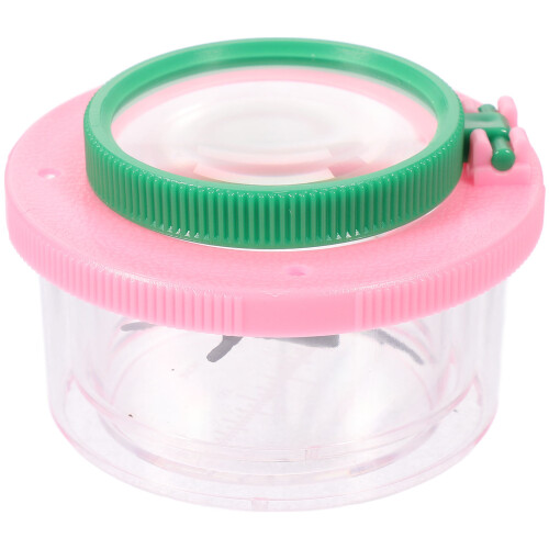 5St Mobiele Plastic Vergrootglas Insectenbox Kindvriendelijk Spelen