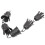 2Pièces Pluie Aluminium Noir Pour Gouttière Durable 1