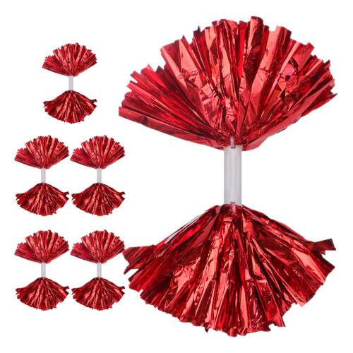 4Pièces Accessoires Cheer Rouge Durable En Plastique Pour Événements