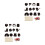 4Sets DIY Kratzpapier Kinder Bastelset Schwarz Materialien 6