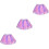 3Pièces Tutu Toddler Polyester Coloré Douce Fille Pour Danse 4