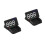 2Pièces Indicateur Vitesse Digital Hud Auto Noir Durable Abs+pièce 4