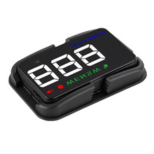 2Pièces Indicateur Vitesse Digital Hud Auto Noir Durable Abs+pièce