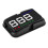 2Pièces Indicateur Vitesse Digital Hud Auto Noir Durable Abs+pièce 1