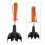 2Pièces Aide-Chaussure Télescopique Bois Acier Durable 9