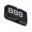 2Pièces Indicateur Vitesse Digital Hud Auto Noir Durable Abs+pièce 2