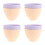 8Pièces Bols Silicone Résistants Stockage Masques DIY 8
