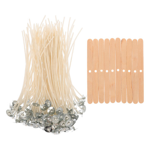 3Ensembles Mèches En Cire Bois Accessoire Fabrication Bougies 1