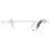 5Pièces Support Câble Throttle En Aluminium Argent Pour Pièces 2