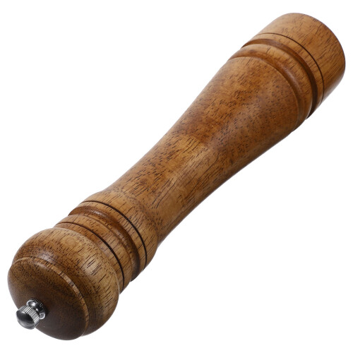 3Pcs Light Brown Wood Pepper Manual Adjustable Thickness Grinder 1