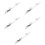 5Pièces Support Câble Throttle En Aluminium Argent Pour Pièces 9