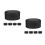 10Pièces Mini PU Noir Pour Remontoir Et Display 8